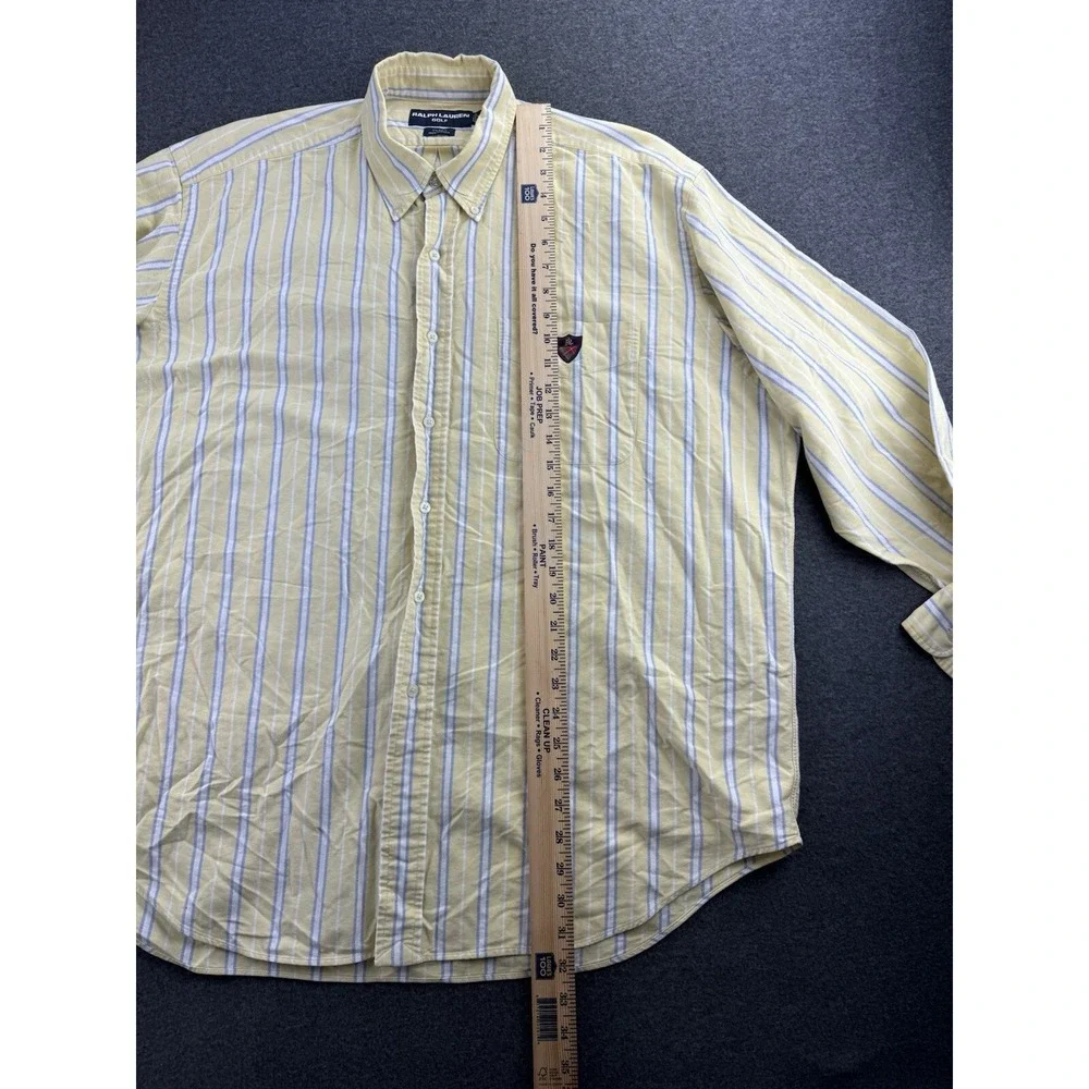 Ralph Lauren Golf Men's Oxford Shirt Size XL Tilden VTG Crest 90's Loose Comfort - Picture 15 of 16